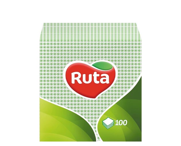 Ruta 1  შრიანი ქაღალდის ხელსახოცი მწვანე